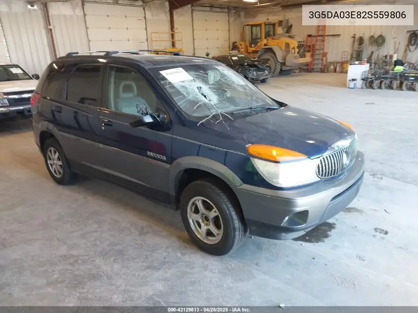 2002 Buick Rendezvous Cx VIN: 3G5DA03E82S559806 Lot: 42129813