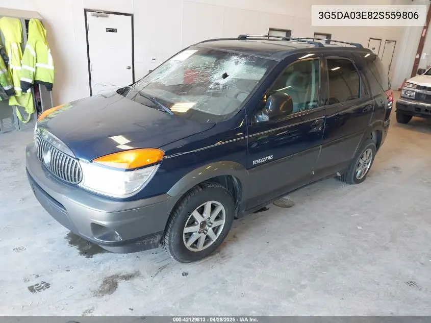 2002 Buick Rendezvous Cx VIN: 3G5DA03E82S559806 Lot: 42129813