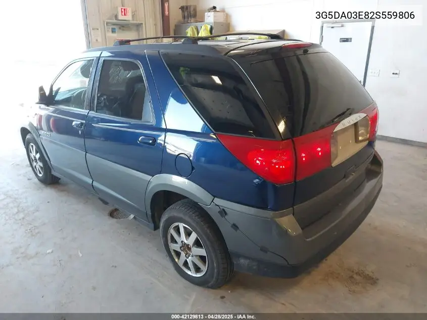 2002 Buick Rendezvous Cx VIN: 3G5DA03E82S559806 Lot: 42129813