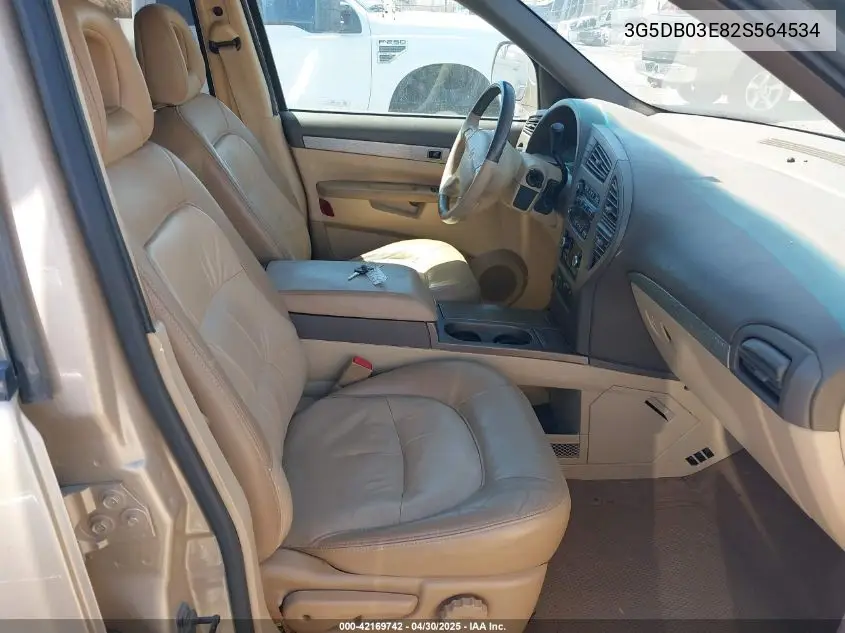 2002 Buick Rendezvous Cxl VIN: 3G5DB03E82S564534 Lot: 42169742