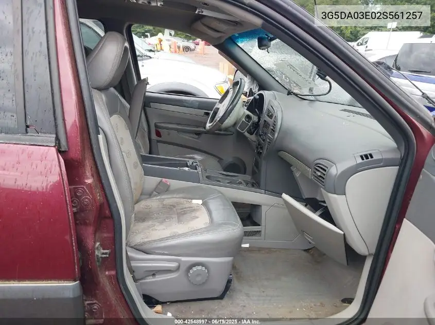 2002 Buick Rendezvous Cx VIN: 3G5DA03E02S561257 Lot: 42548997