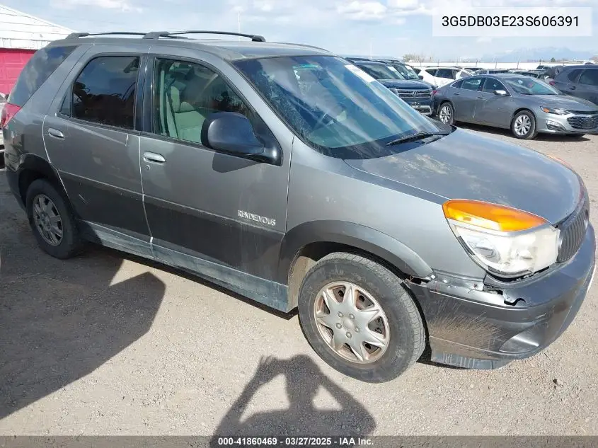 2003 Buick Rendezvous Cx VIN: 3G5DB03E23S606391 Lot: 41860469