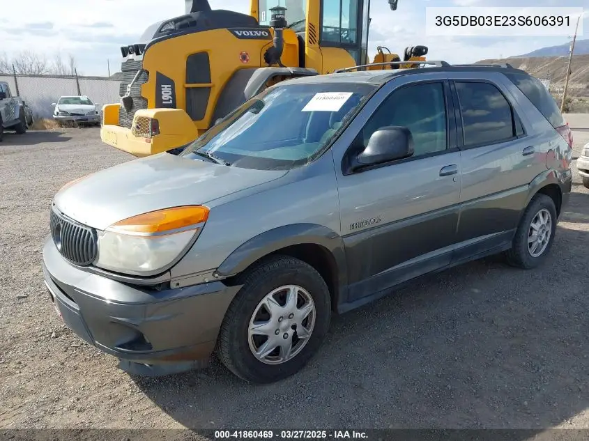 2003 Buick Rendezvous Cx VIN: 3G5DB03E23S606391 Lot: 41860469