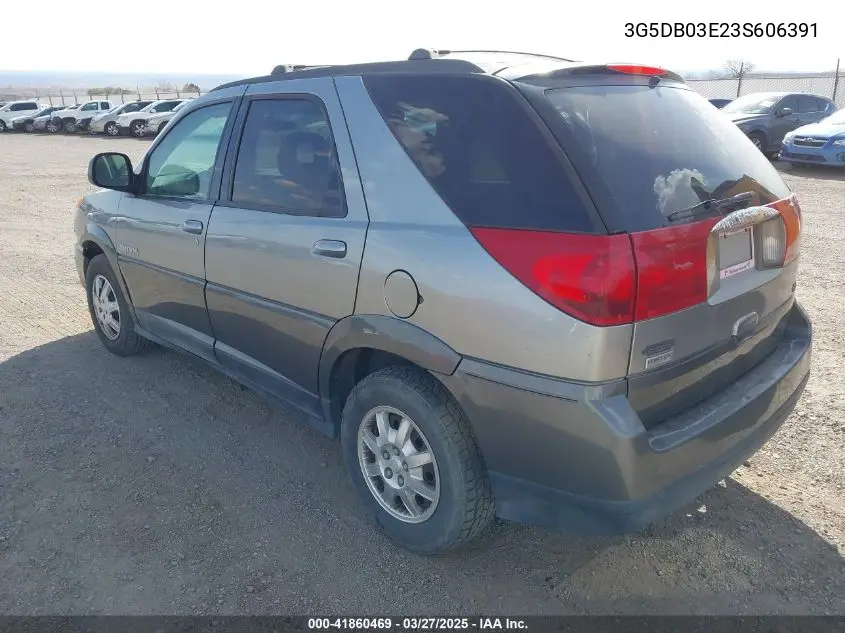 2003 Buick Rendezvous Cx VIN: 3G5DB03E23S606391 Lot: 41860469