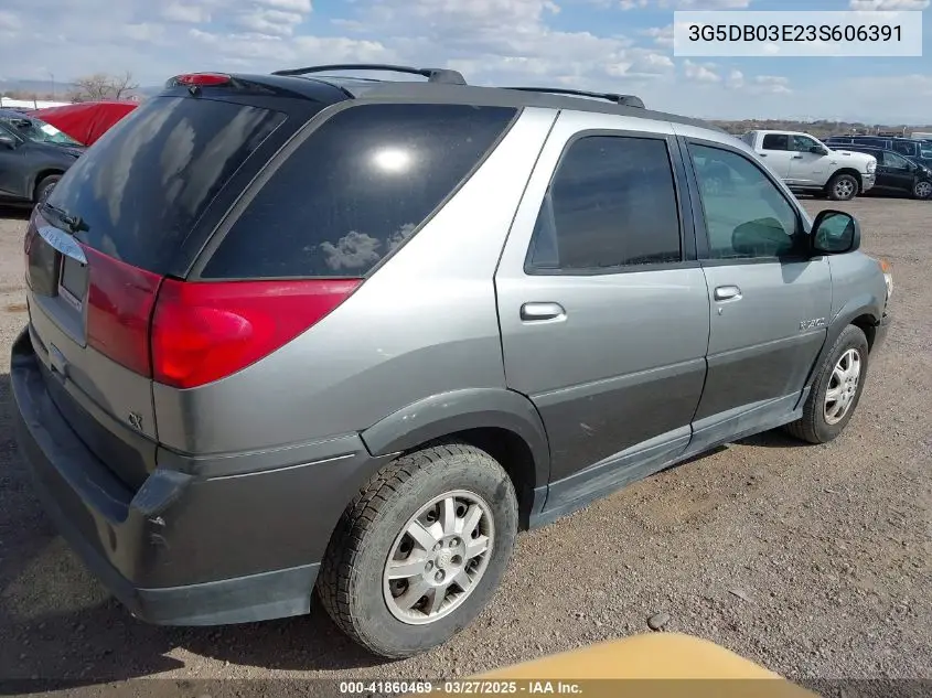 2003 Buick Rendezvous Cx VIN: 3G5DB03E23S606391 Lot: 41860469