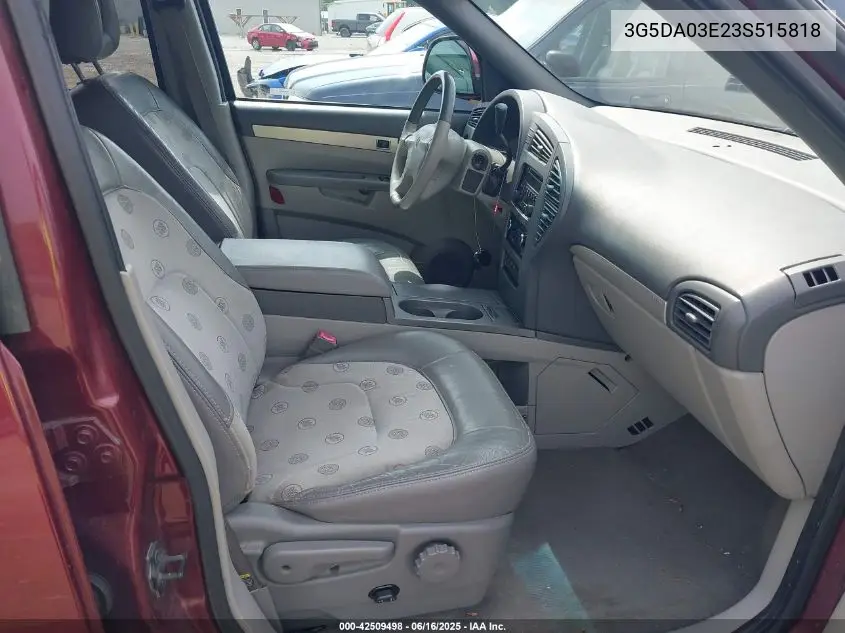 2003 Buick Rendezvous Cxl VIN: 3G5DA03E23S515818 Lot: 42509498
