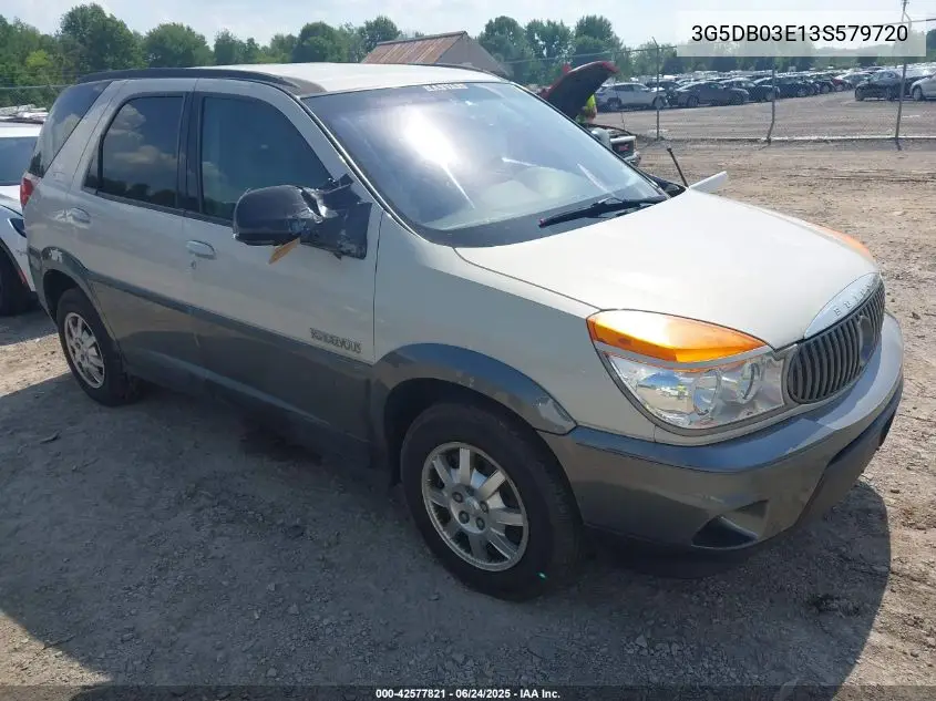 2003 Buick Rendezvous Cx VIN: 3G5DB03E13S579720 Lot: 42577821