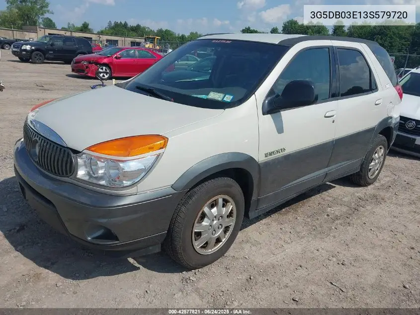 2003 Buick Rendezvous Cx VIN: 3G5DB03E13S579720 Lot: 42577821