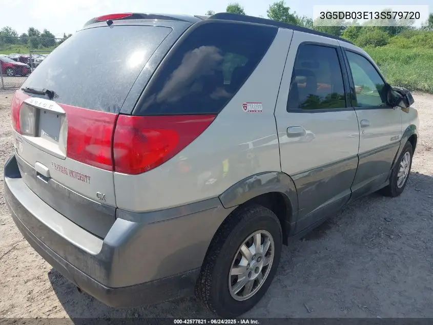 2003 Buick Rendezvous Cx VIN: 3G5DB03E13S579720 Lot: 42577821