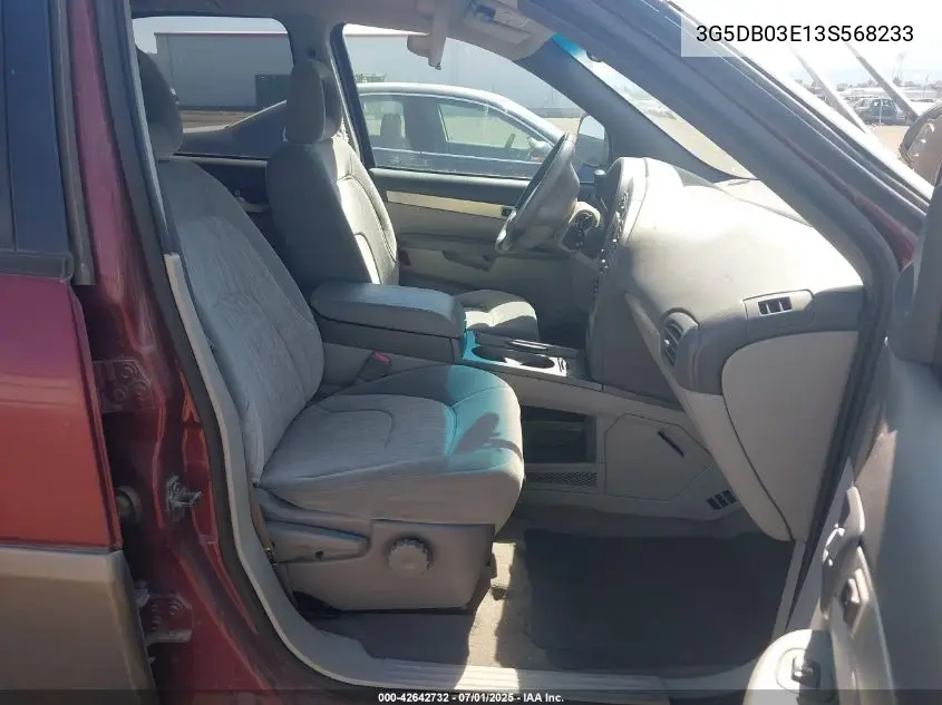 2003 Buick Rendezvous Cx VIN: 3G5DB03E13S568233 Lot: 42642732
