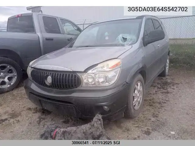 2004 Buick Rendezvous Cx/Cxl VIN: 3G5DA03E64S542702 Lot: 30066541