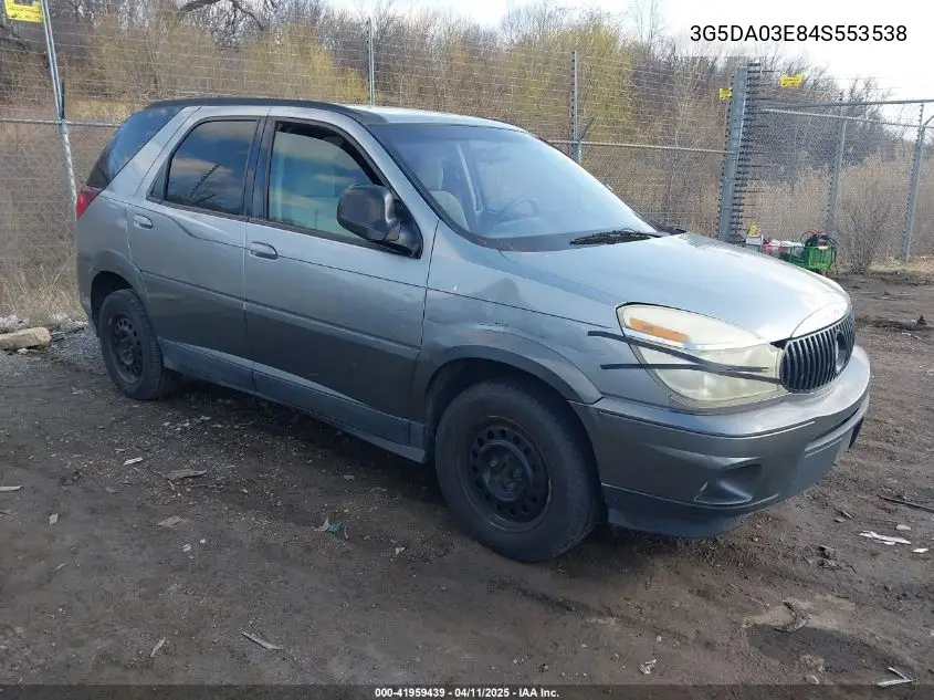 2004 Buick Rendezvous Cx VIN: 3G5DA03E84S553538 Lot: 41959439