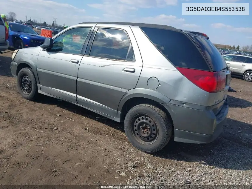 2004 Buick Rendezvous Cx VIN: 3G5DA03E84S553538 Lot: 41959439