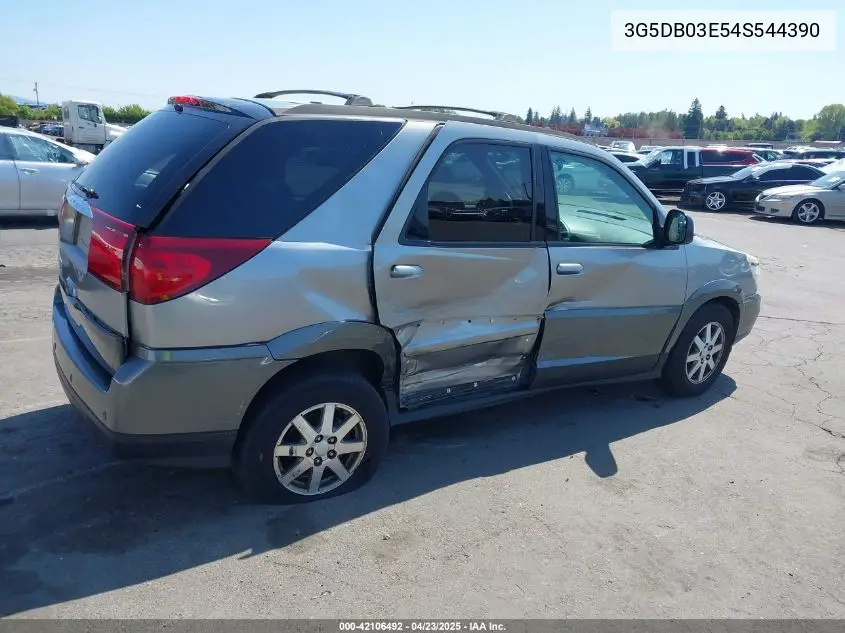 2004 Buick Rendezvous Cx VIN: 3G5DB03E54S544390 Lot: 42106492