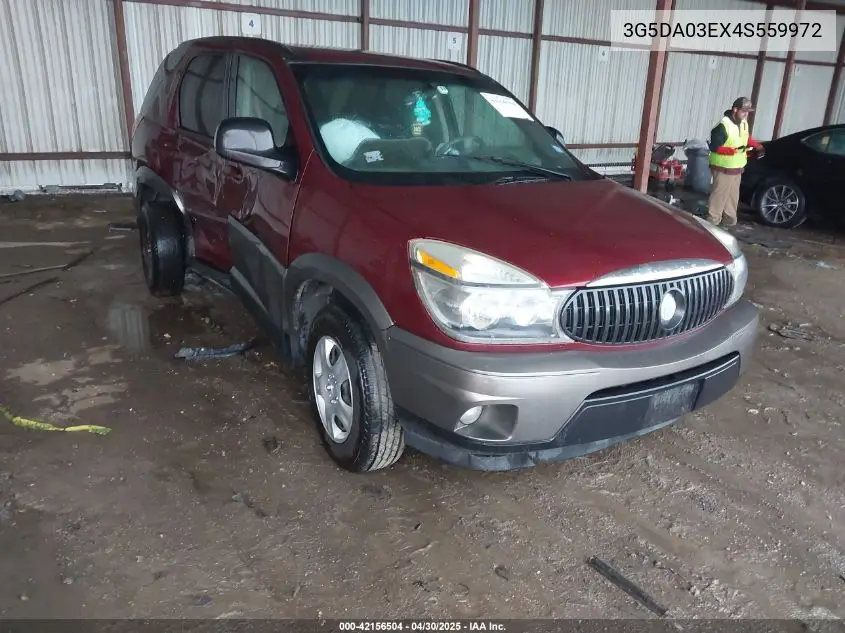 2004 Buick Rendezvous Cx VIN: 3G5DA03EX4S559972 Lot: 42156504