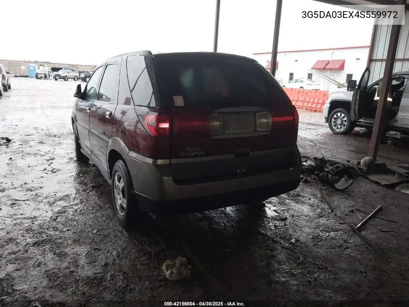 2004 Buick Rendezvous Cx VIN: 3G5DA03EX4S559972 Lot: 42156504