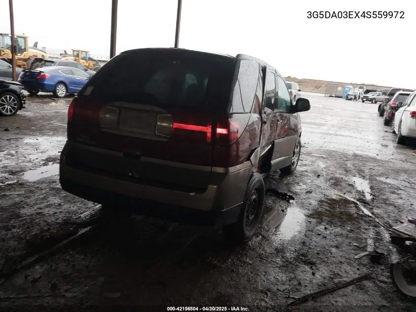 2004 Buick Rendezvous Cx VIN: 3G5DA03EX4S559972 Lot: 42156504