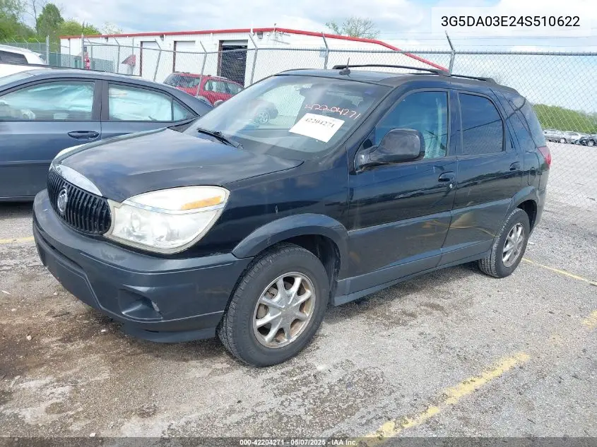 2004 Buick Rendezvous Cx VIN: 3G5DA03E24S510622 Lot: 42204271