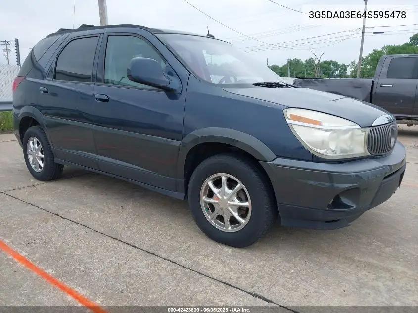 2004 Buick Rendezvous Cx VIN: 3G5DA03E64S595478 Lot: 42423830