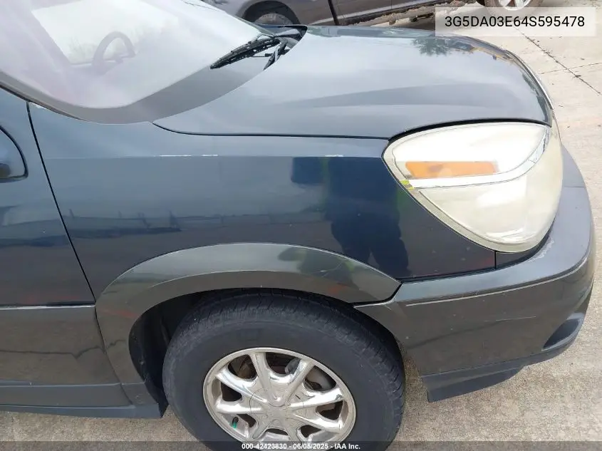 2004 Buick Rendezvous Cx VIN: 3G5DA03E64S595478 Lot: 42423830