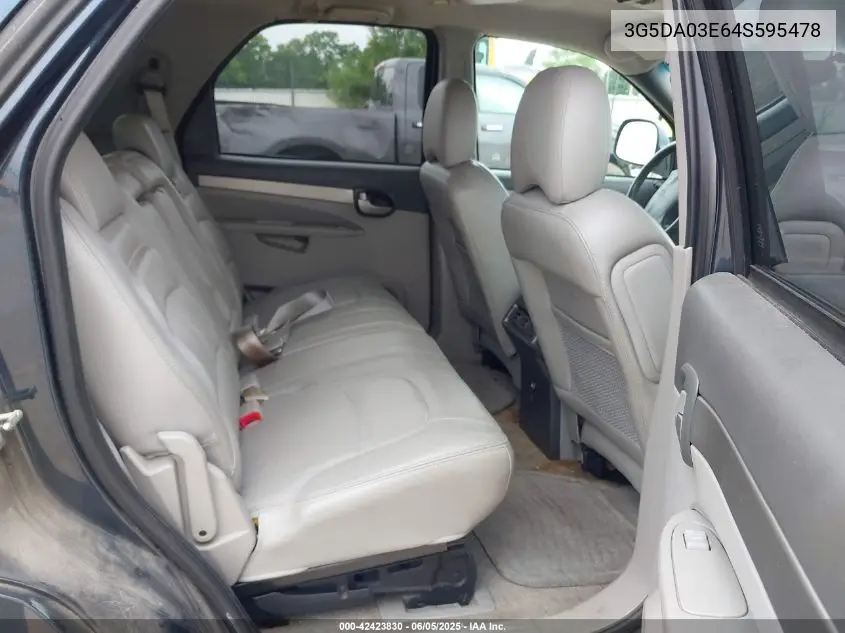 2004 Buick Rendezvous Cx VIN: 3G5DA03E64S595478 Lot: 42423830