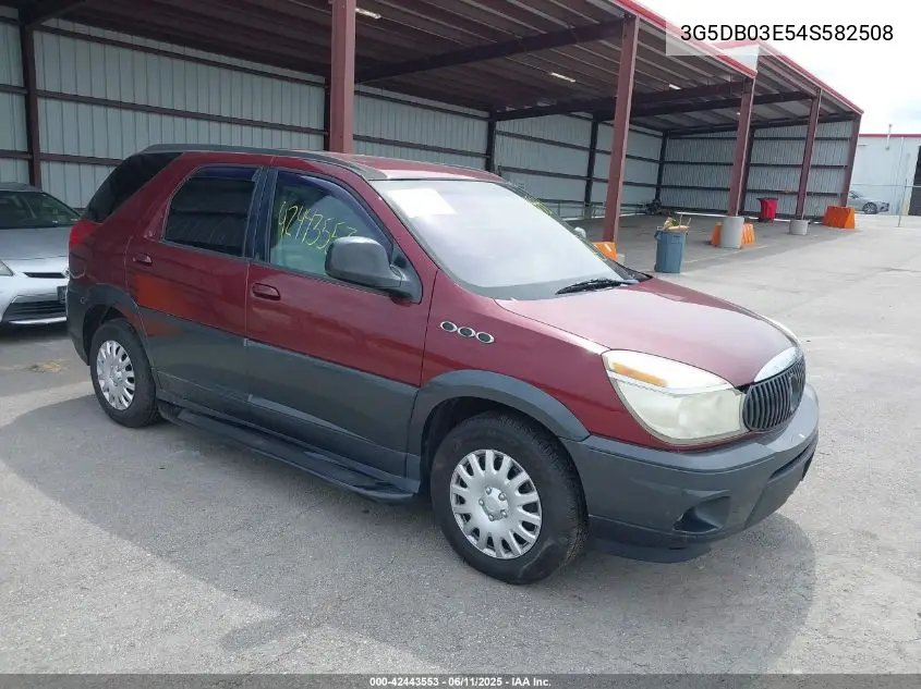 2004 Buick Rendezvous Cx VIN: 3G5DB03E54S582508 Lot: 42443553