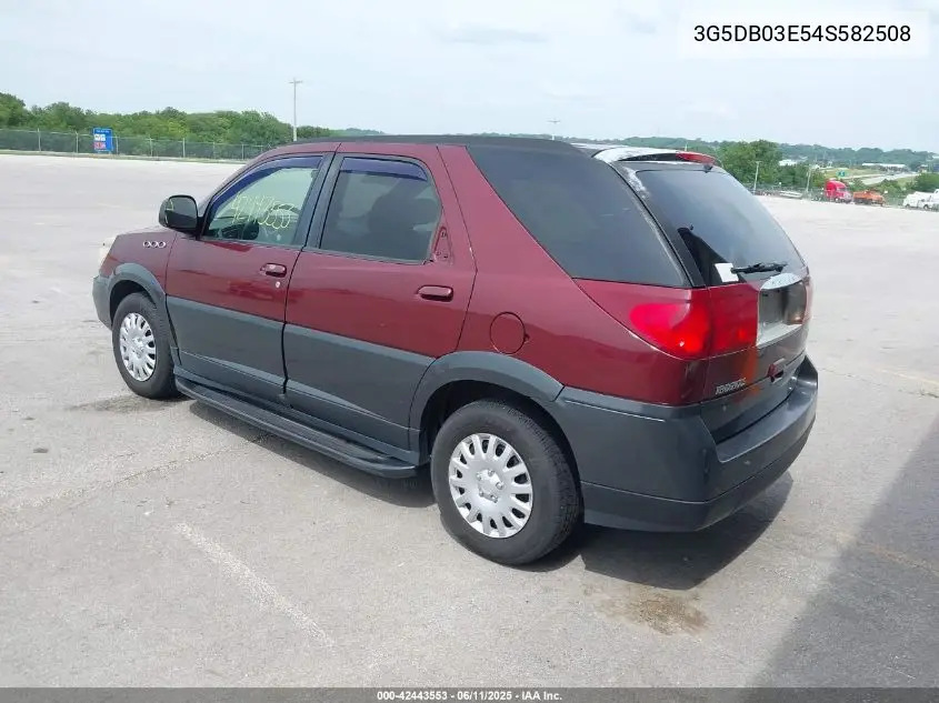 2004 Buick Rendezvous Cx VIN: 3G5DB03E54S582508 Lot: 42443553