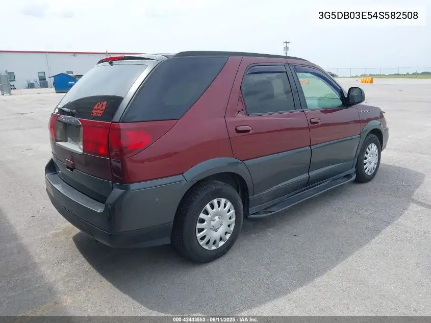 2004 Buick Rendezvous Cx VIN: 3G5DB03E54S582508 Lot: 42443553