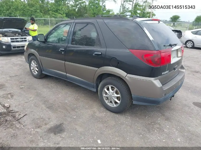 2004 Buick Rendezvous Cx VIN: 3G5DA03E14S515343 Lot: 42457154