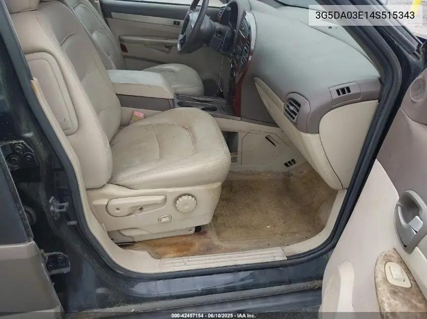 2004 Buick Rendezvous Cx VIN: 3G5DA03E14S515343 Lot: 42457154