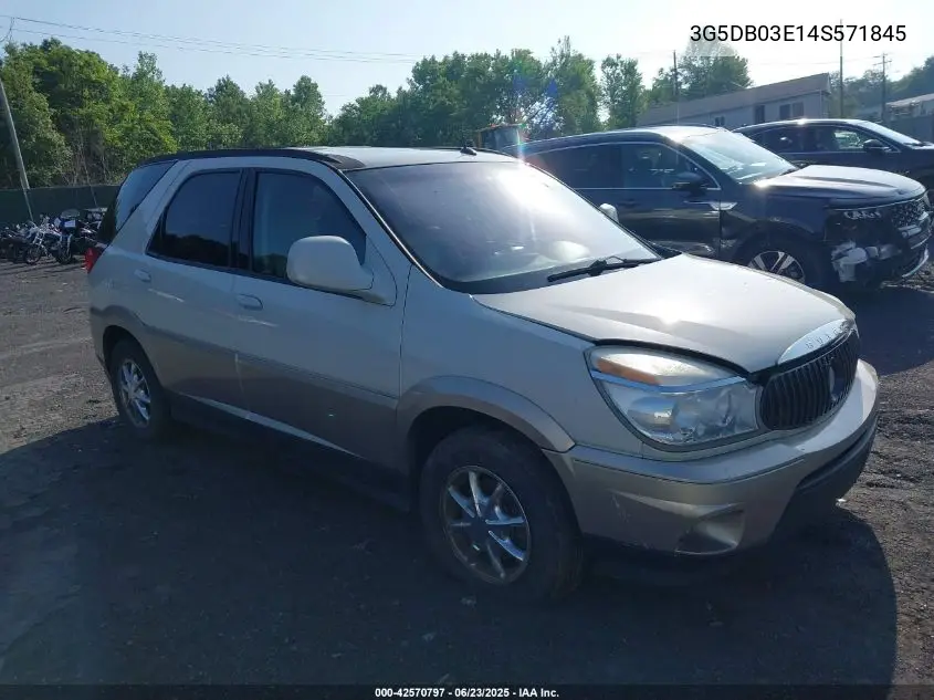 2004 Buick Rendezvous Cx VIN: 3G5DB03E14S571845 Lot: 42570797