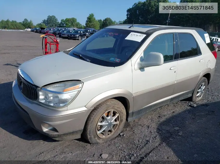 2004 Buick Rendezvous Cx VIN: 3G5DB03E14S571845 Lot: 42570797