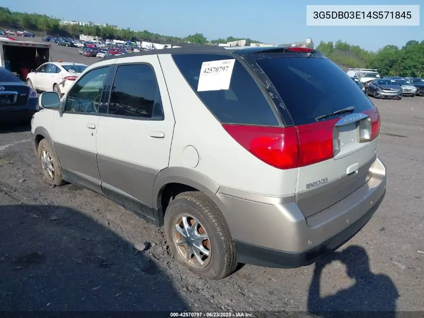2004 Buick Rendezvous Cx VIN: 3G5DB03E14S571845 Lot: 42570797