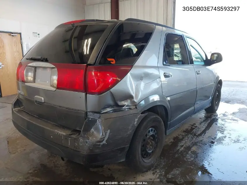2004 Buick Rendezvous Cx VIN: 3G5DB03E74S593297 Lot: 42624890