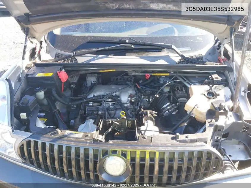 2005 Buick Rendezvous Cx VIN: 3G5DA03E35S532985 Lot: 41688142