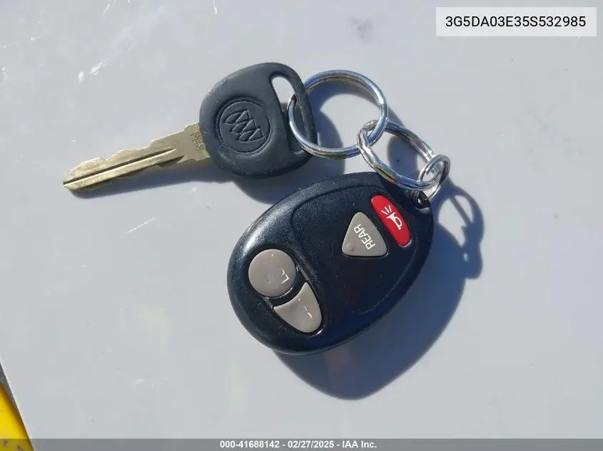2005 Buick Rendezvous Cx VIN: 3G5DA03E35S532985 Lot: 41688142