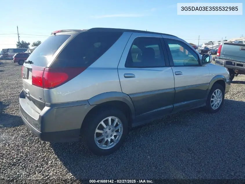 2005 Buick Rendezvous Cx VIN: 3G5DA03E35S532985 Lot: 41688142