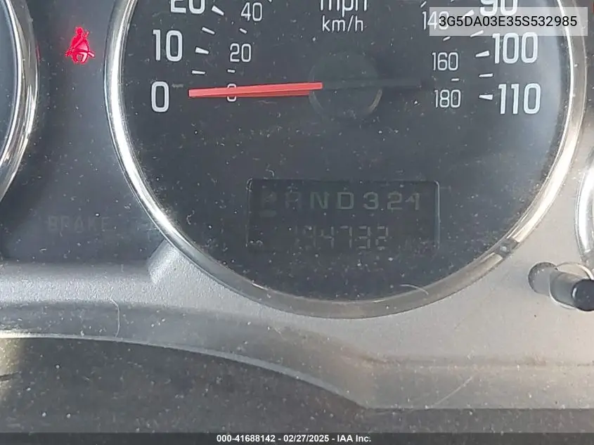 2005 Buick Rendezvous Cx VIN: 3G5DA03E35S532985 Lot: 41688142