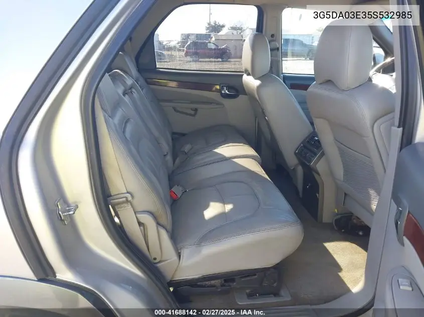 2005 Buick Rendezvous Cx VIN: 3G5DA03E35S532985 Lot: 41688142