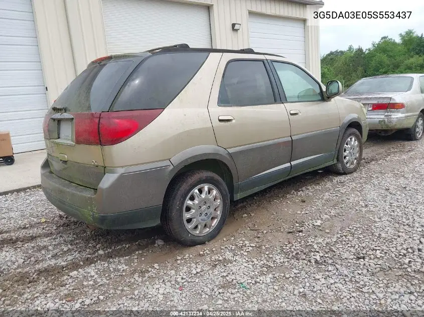 2005 Buick Rendezvous Cx VIN: 3G5DA03E05S553437 Lot: 42137234