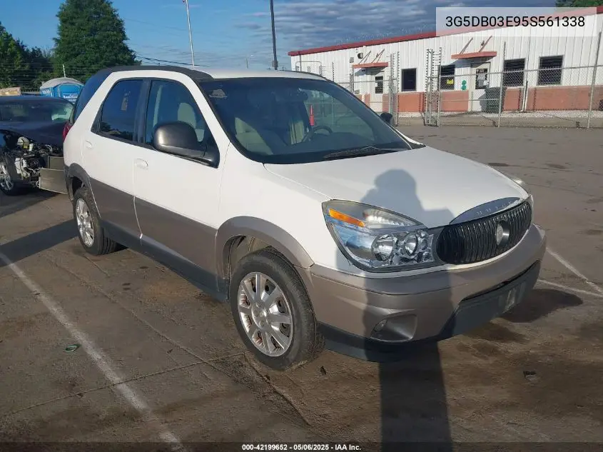 2005 Buick Rendezvous Cx VIN: 3G5DB03E95S561338 Lot: 42199652