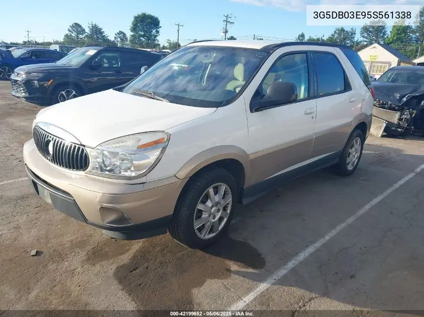 2005 Buick Rendezvous Cx VIN: 3G5DB03E95S561338 Lot: 42199652