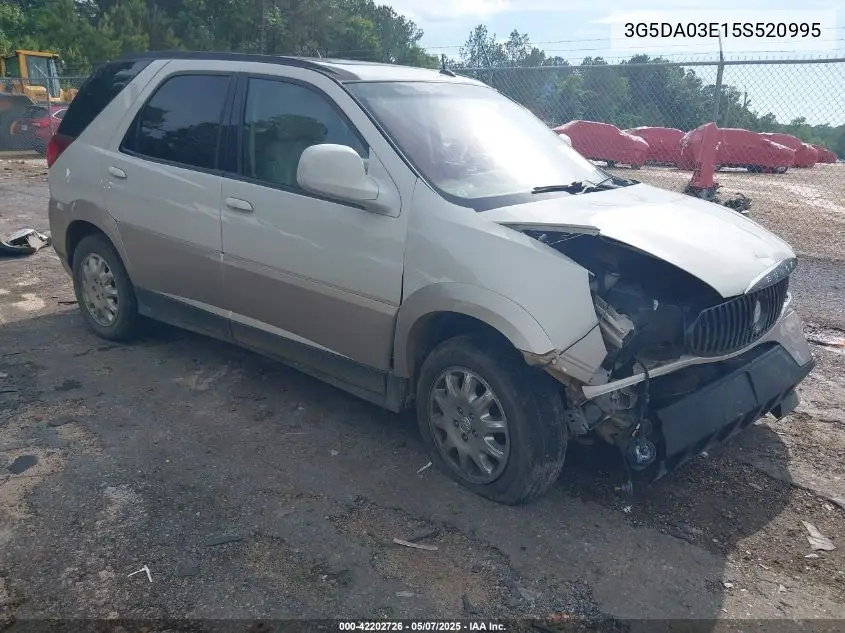 2005 Buick Rendezvous Cx VIN: 3G5DA03E15S520995 Lot: 42202726