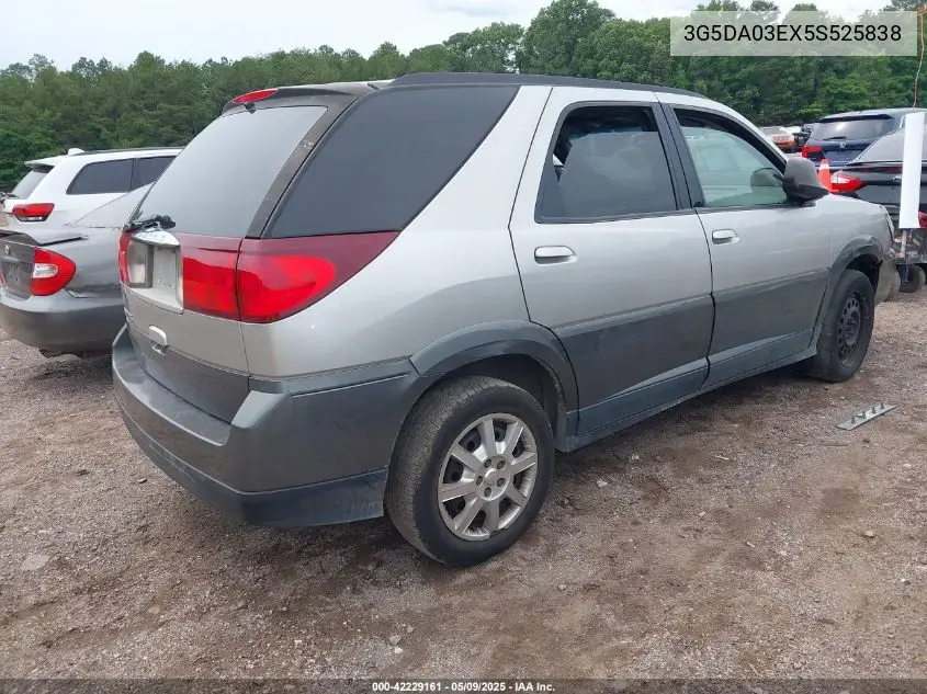 2005 Buick Rendezvous Cx VIN: 3G5DA03EX5S525838 Lot: 42229161