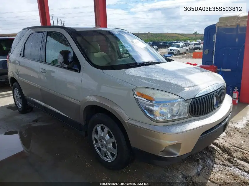 2005 Buick Rendezvous Cx VIN: 3G5DA03E35S503812 Lot: 42253297