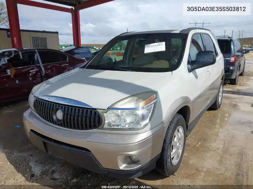 2005 Buick Rendezvous Cx VIN: 3G5DA03E35S503812 Lot: 42253297
