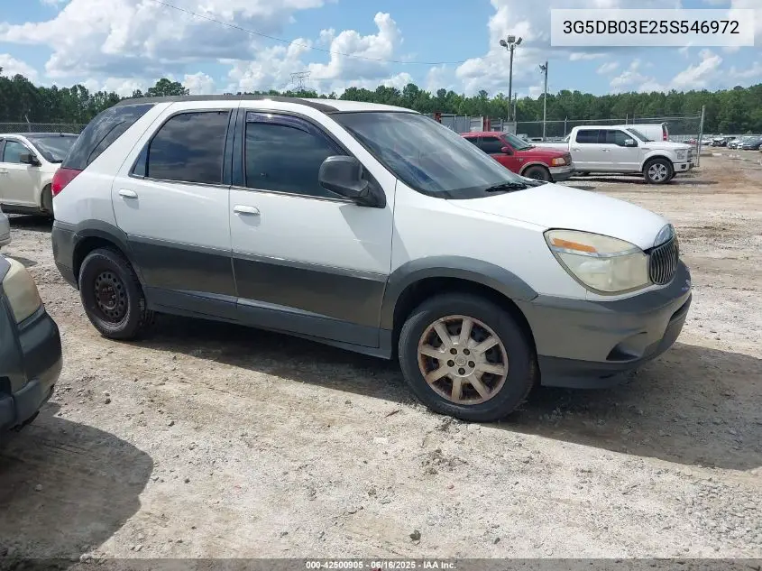 2005 Buick Rendezvous Cx VIN: 3G5DB03E25S546972 Lot: 42500905