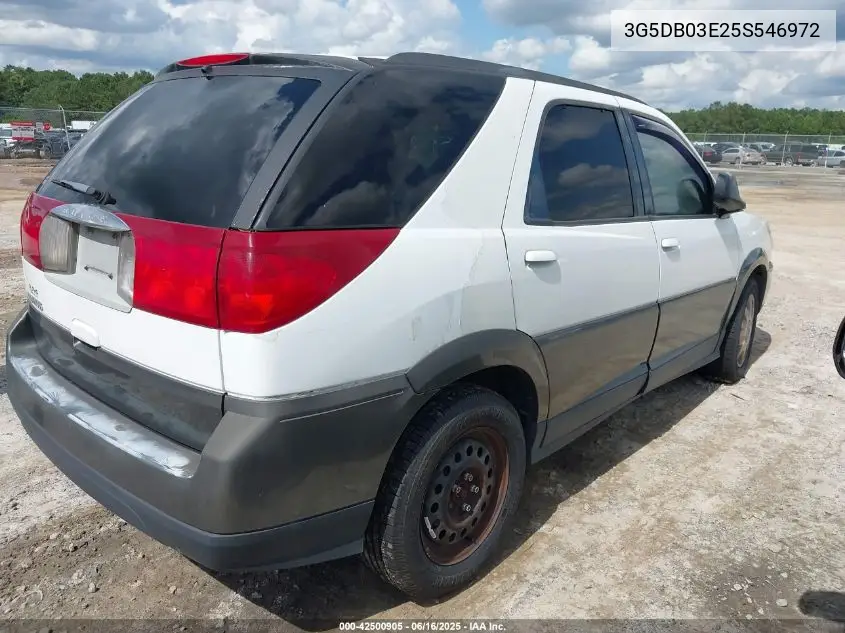 2005 Buick Rendezvous Cx VIN: 3G5DB03E25S546972 Lot: 42500905