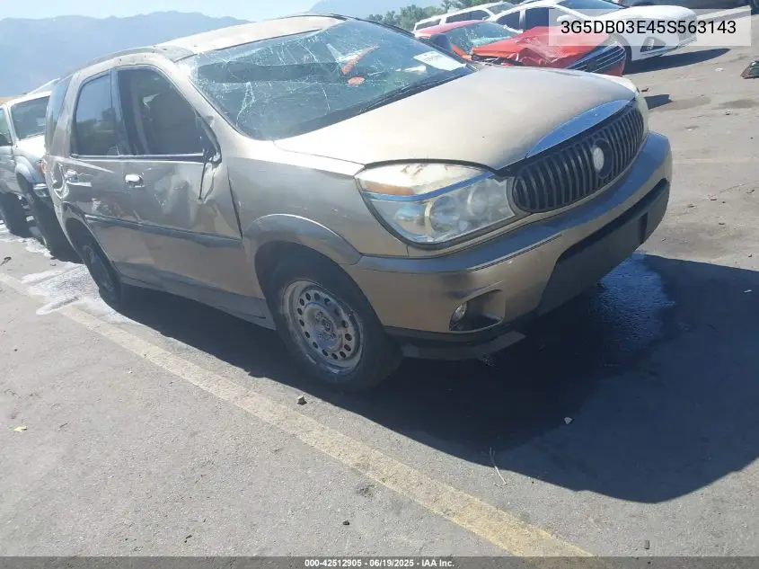 2005 Buick Rendezvous Cx VIN: 3G5DB03E45S563143 Lot: 42512905