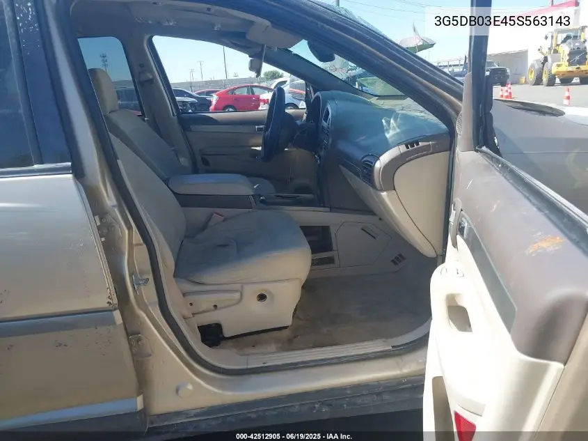 2005 Buick Rendezvous Cx VIN: 3G5DB03E45S563143 Lot: 42512905